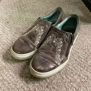 Corral Handcrafted Sneakers! Lightly worn. Had a baby and they no longer fit.